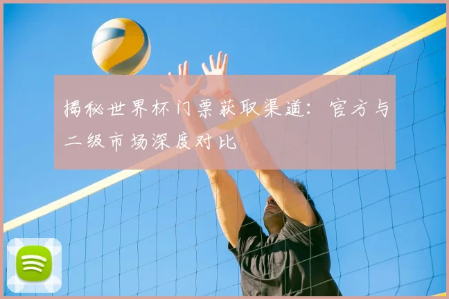 揭秘世界杯门票获取渠道:官方与二级市场深度对比
